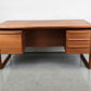 GASVIG SCHREIBTISCH teak holz tisch büro dänemark vintage mid century 60s g.v. mobler