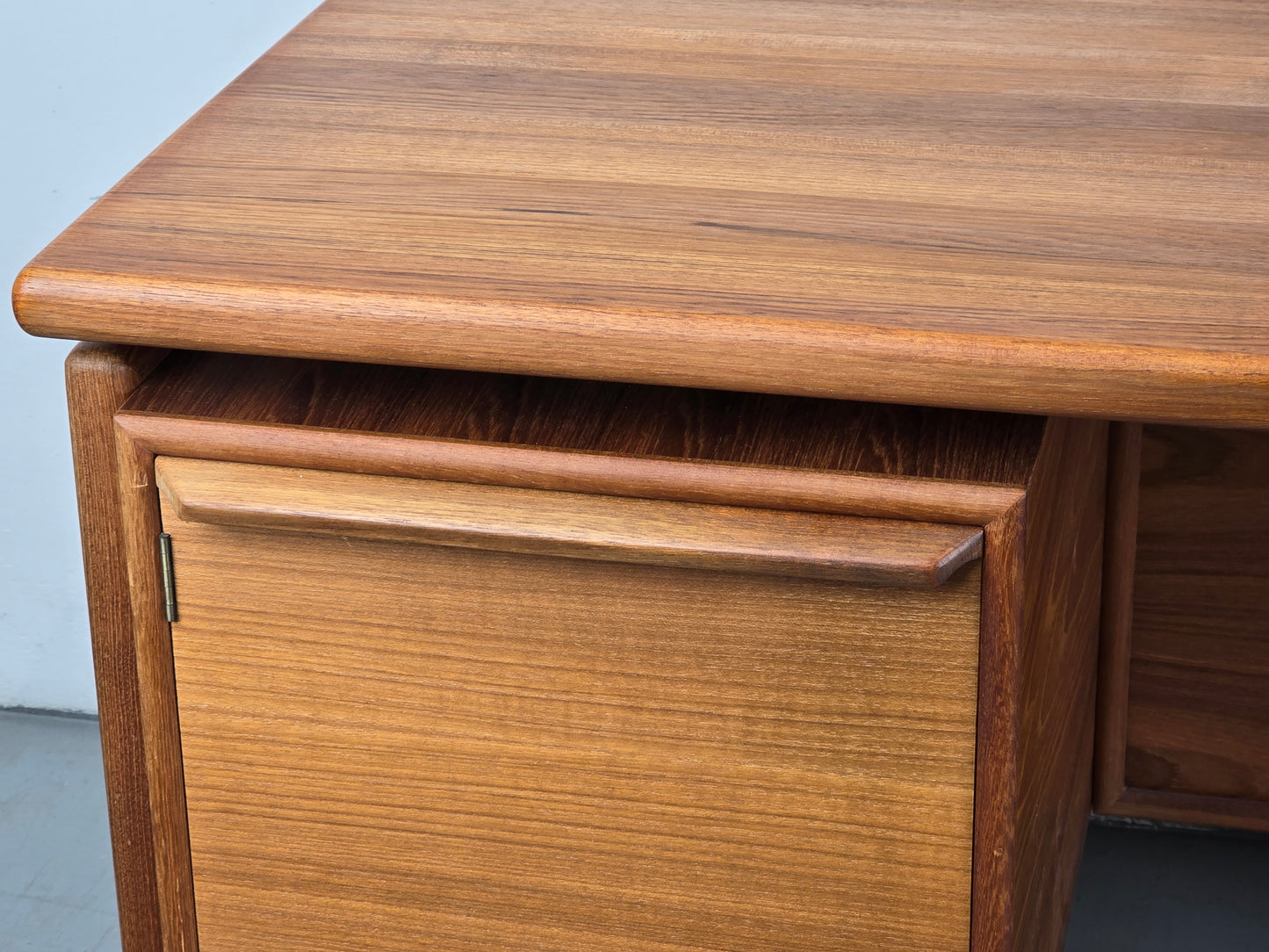 GASVIG SCHREIBTISCH teak holz tisch büro dänemark vintage mid century 60s g.v. mobler