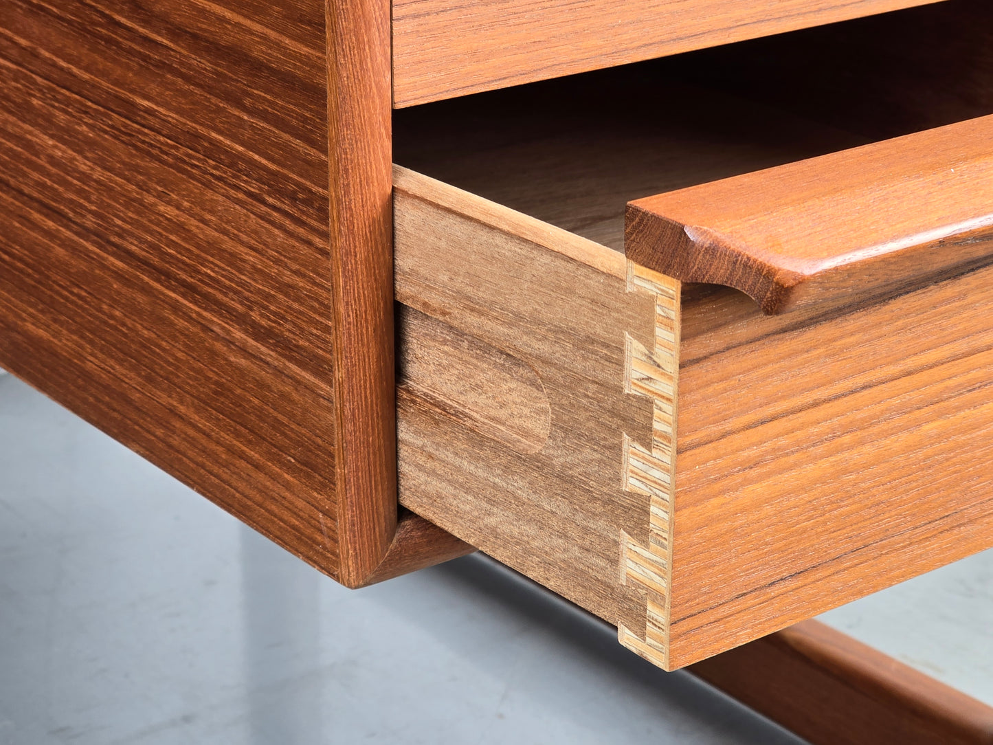 GASVIG SCHREIBTISCH teak holz tisch büro dänemark vintage mid century 60s g.v. mobler