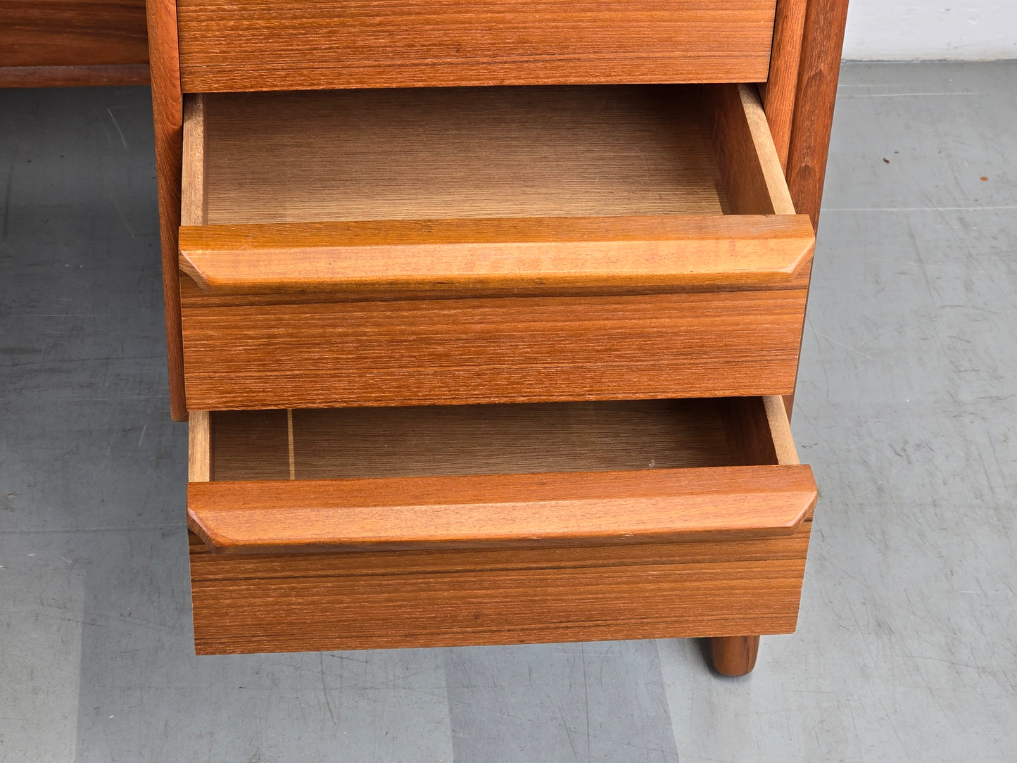 GASVIG SCHREIBTISCH teak holz tisch büro dänemark vintage mid century 60s g.v. mobler