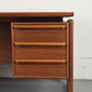 GASVIG SCHREIBTISCH teak holz tisch büro dänemark vintage mid century 60s g.v. mobler