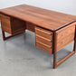 GASVIG SCHREIBTISCH teak holz tisch büro dänemark vintage mid century 60s g.v. mobler