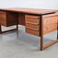 GASVIG SCHREIBTISCH teak holz tisch büro dänemark vintage mid century 60s g.v. mobler