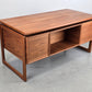 GASVIG SCHREIBTISCH teak holz tisch büro dänemark vintage mid century 60s g.v. mobler