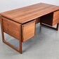 GASVIG SCHREIBTISCH teak holz tisch büro dänemark vintage mid century 60s g.v. mobler