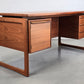 GASVIG SCHREIBTISCH teak holz tisch büro dänemark vintage mid century 60s g.v. mobler