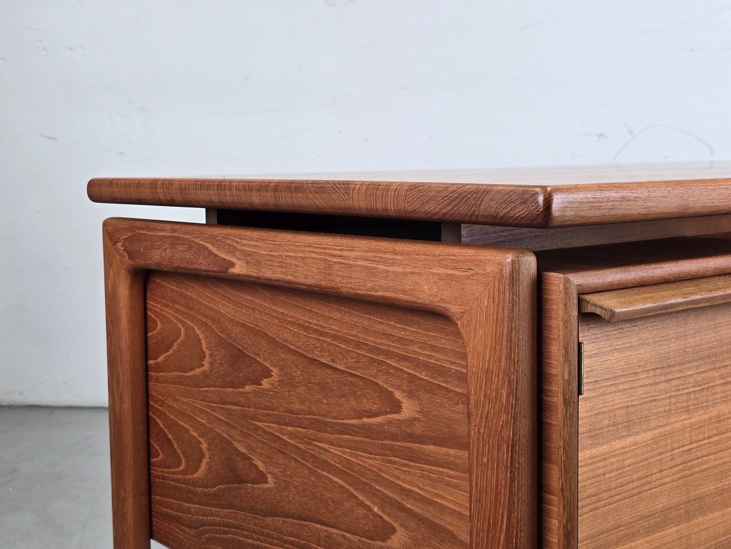 GASVIG SCHREIBTISCH teak holz tisch büro dänemark vintage mid century 60s g.v. mobler