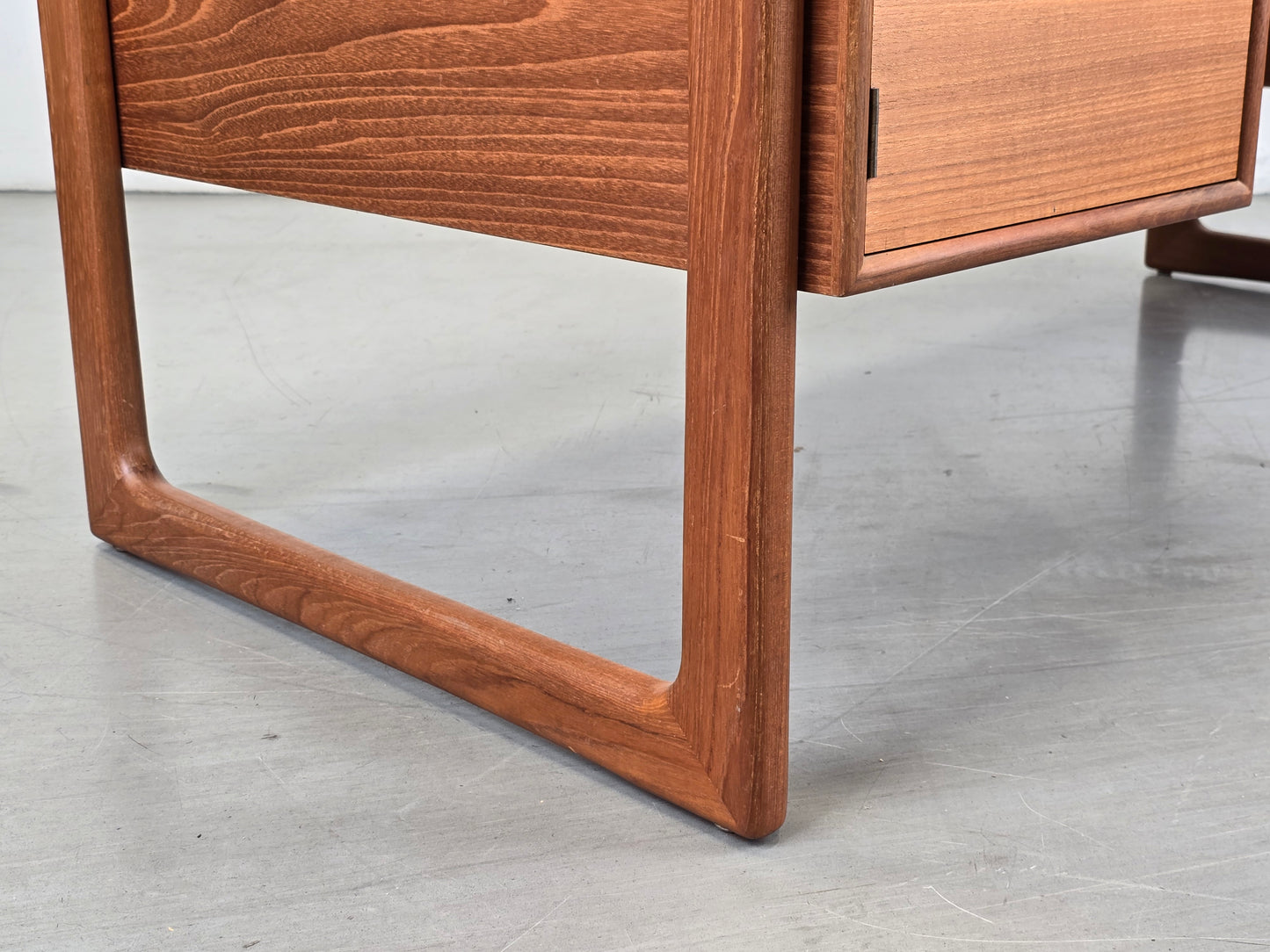 GASVIG SCHREIBTISCH teak holz tisch büro dänemark vintage mid century 60s g.v. mobler
