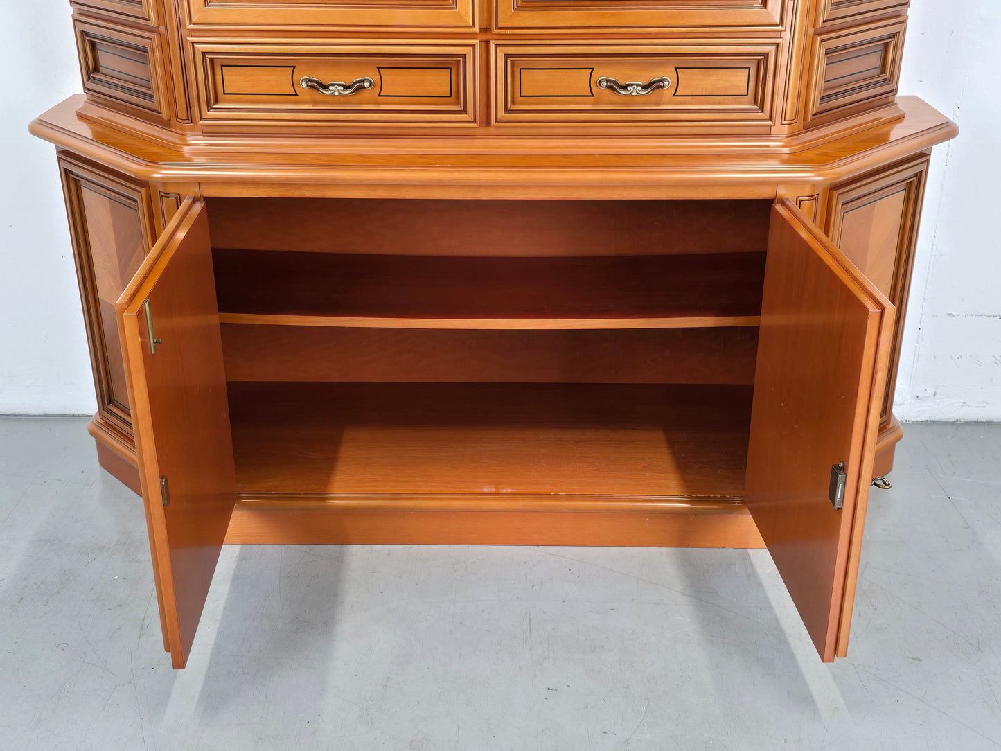 KIRSCHBAUM VITRINENSCHRANK vitrine schrank kommode buffet geschier holz