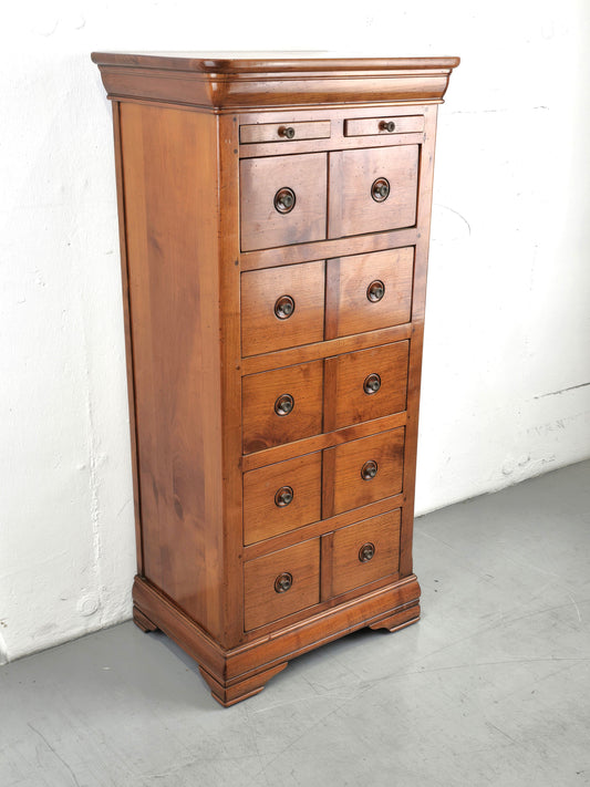 ANTIK KOMMODE schubladen schrank holz vintage apothekerschrank ablage