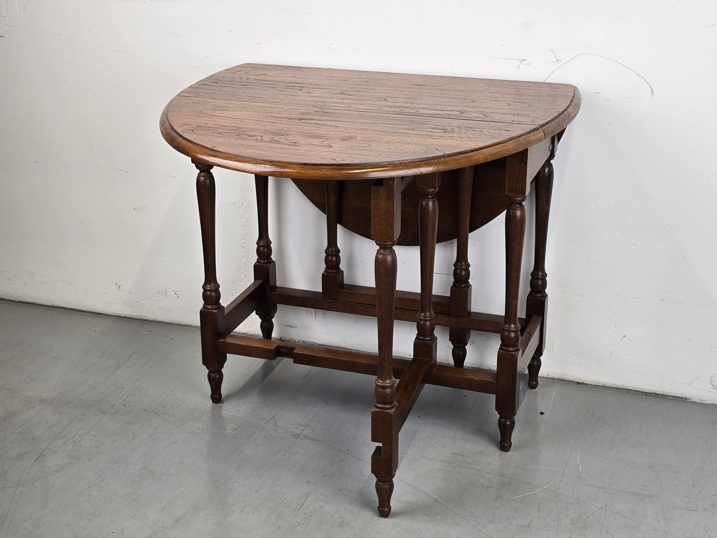DOMICIL KLAPPTISCH eiche holz tisch esstisch küche vintage antik esszimmer
