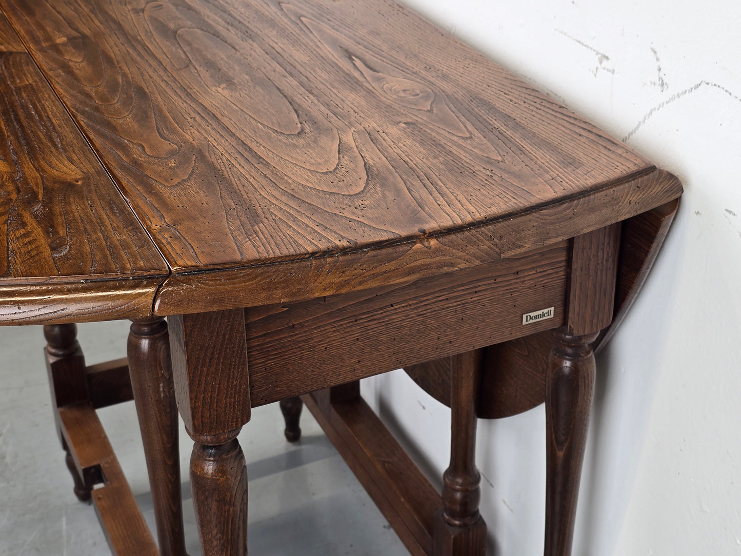 DOMICIL KLAPPTISCH eiche holz tisch esstisch küche vintage antik esszimmer