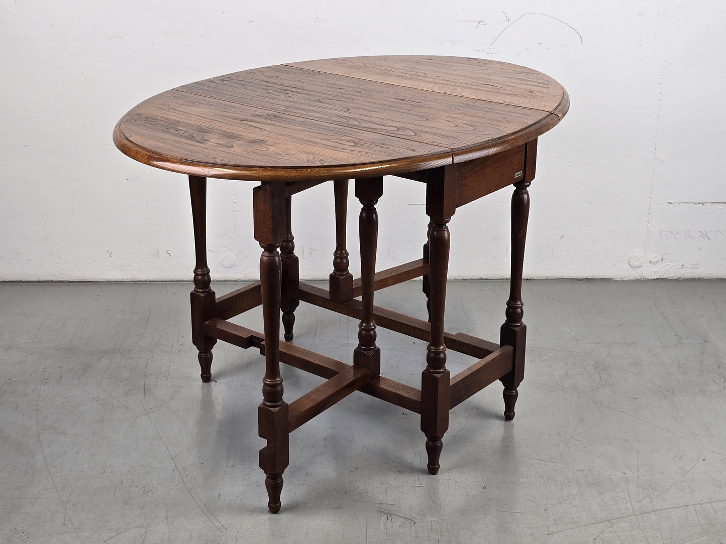 DOMICIL KLAPPTISCH eiche holz tisch esstisch küche vintage antik esszimmer