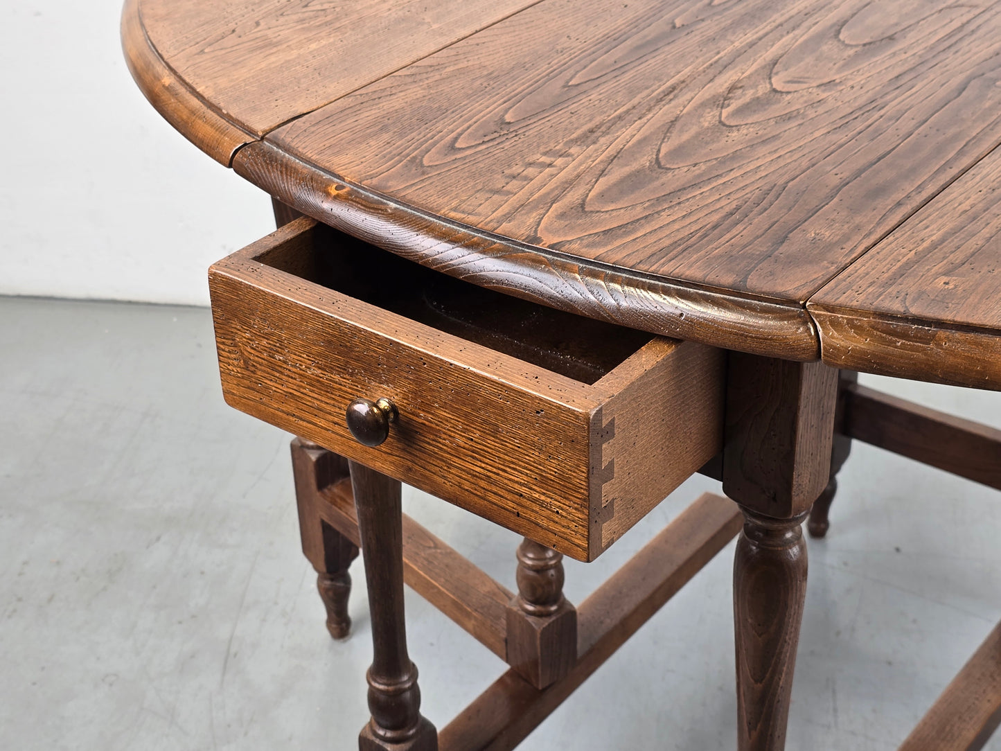 DOMICIL KLAPPTISCH eiche holz tisch esstisch küche vintage antik esszimmer