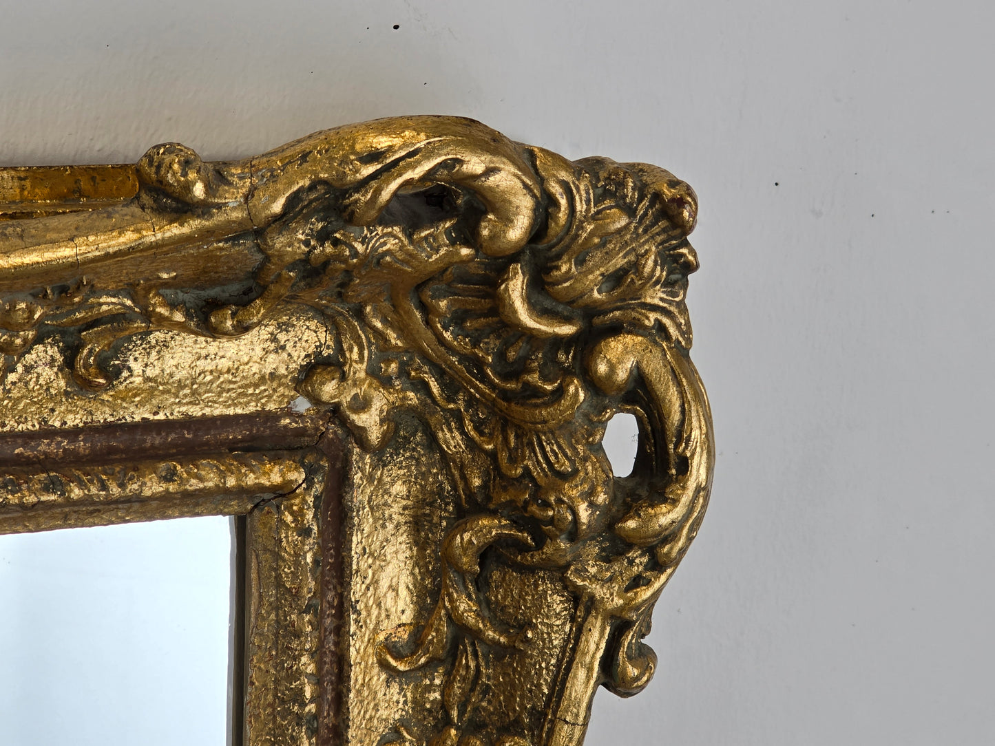 ANTIK SPIEGEL gold rahmen wandspiegel vintage vergoldet barock rokoko