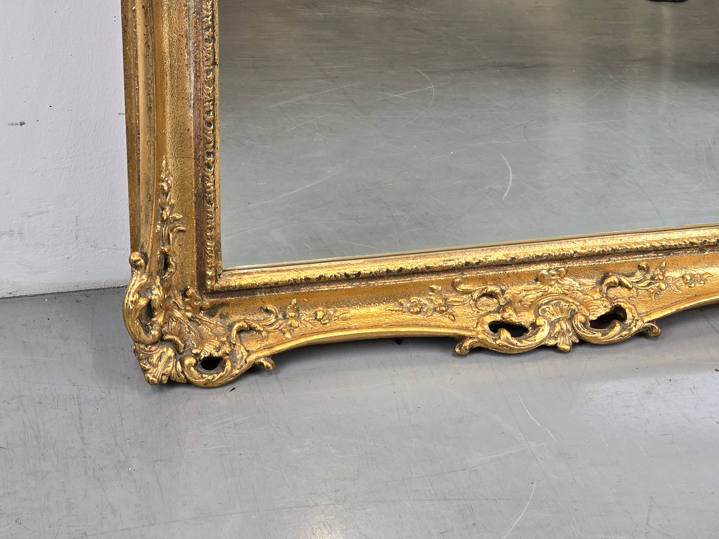 ANTIK SPIEGEL gold rahmen wandspiegel vintage vergoldet barock rokoko