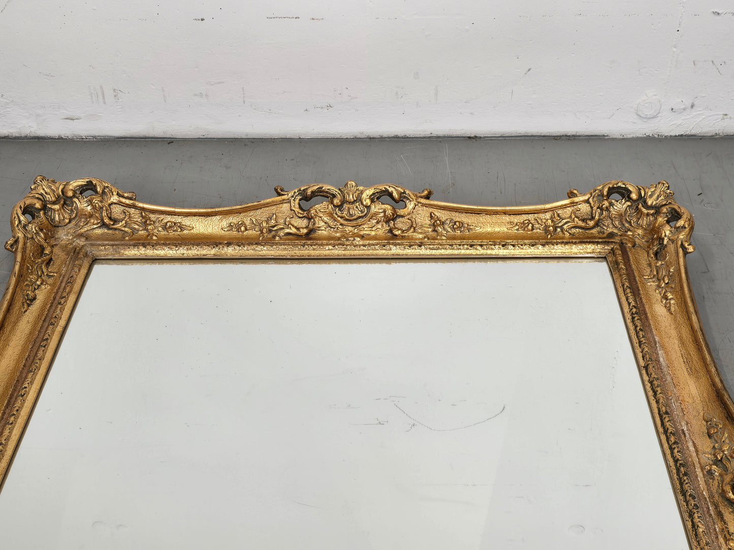 ANTIK SPIEGEL gold rahmen wandspiegel vintage vergoldet barock rokoko