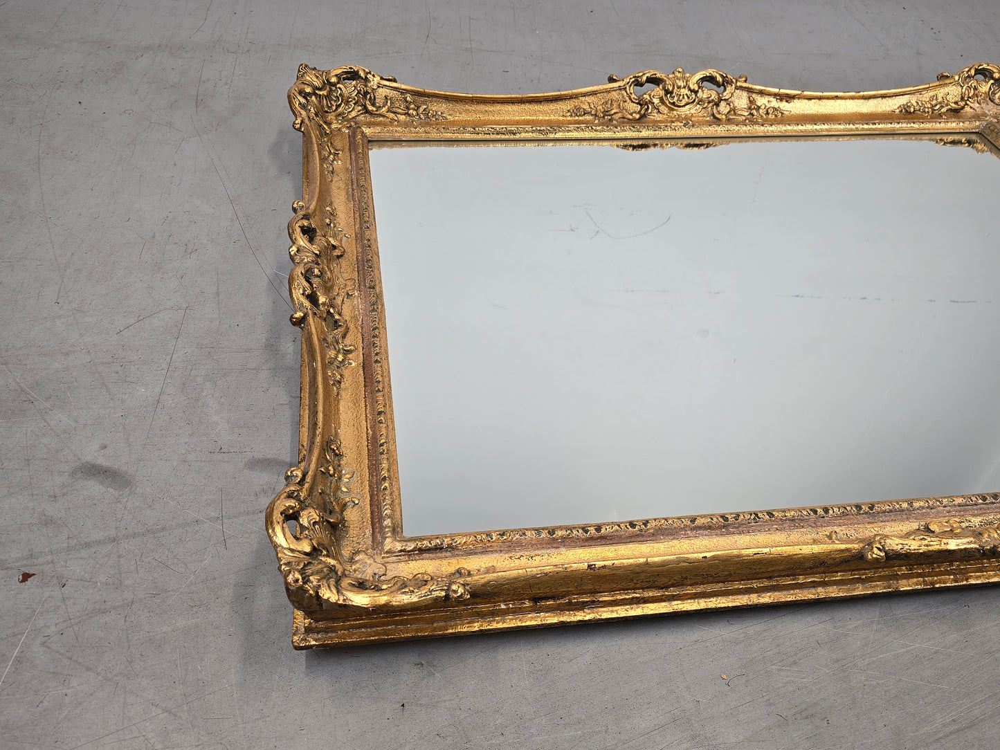 ANTIK SPIEGEL gold rahmen wandspiegel vintage vergoldet barock rokoko