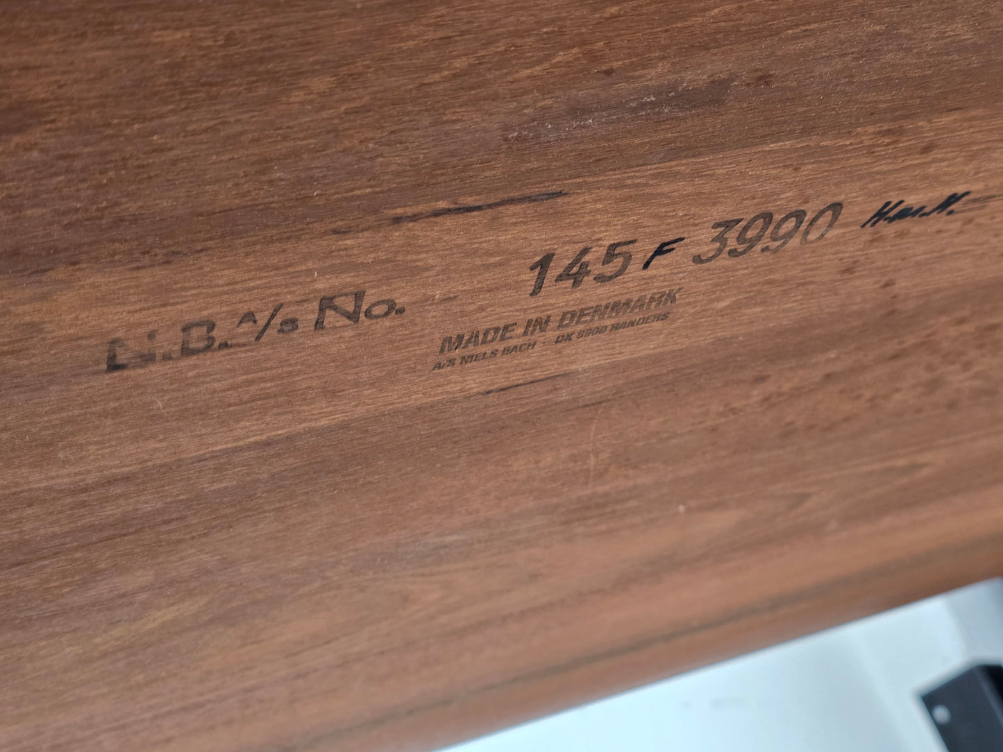 NIELS BACH TISCH esstisch esszimmer schreibtisch vintage mid century 1960er Jahre