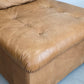 MID CENTURY SESSEL braun leder tv sofa couch wohnzimmer vintage