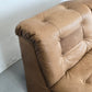 MID CENTURY SESSEL braun leder tv sofa couch wohnzimmer vintage