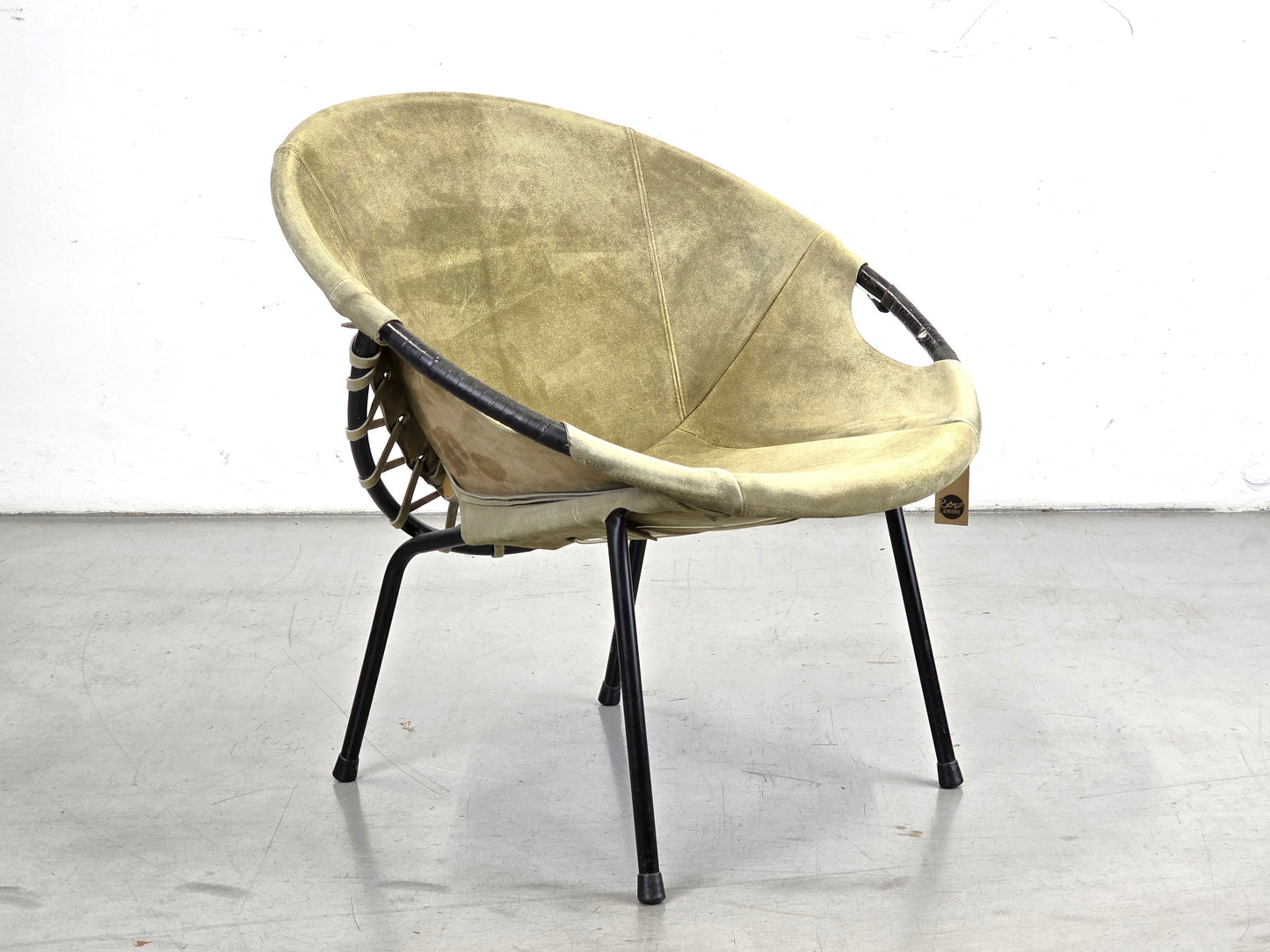 LUSCH & CO SESSEL balloon chair vintage mid century 60s tv wohnzimmer