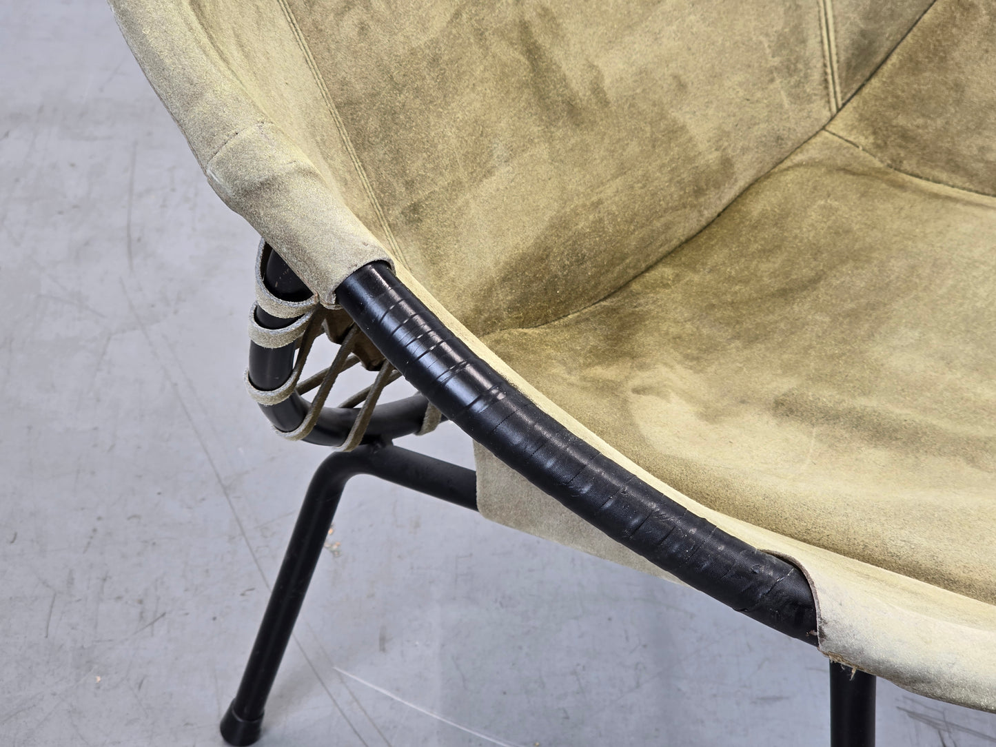 LUSCH & CO SESSEL balloon chair vintage mid century 60s tv wohnzimmer
