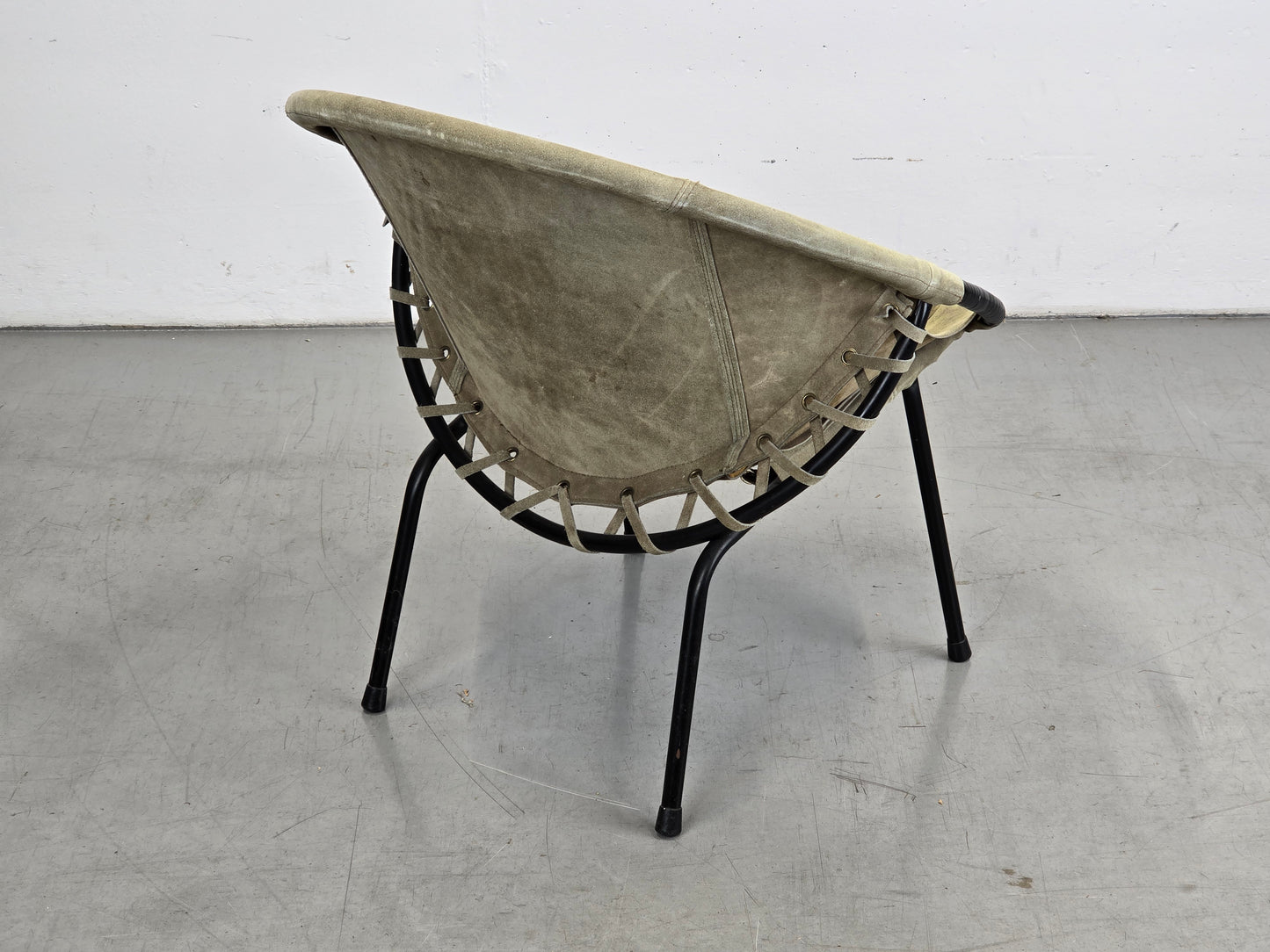 LUSCH & CO SESSEL balloon chair vintage mid century 60s tv wohnzimmer