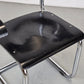 BAUHAUS STUHL schreibtisch esstisch esszimmer vintage s43 schwarz chrom mid century mart stam