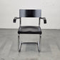 BAUHAUS STUHL schreibtisch esstisch esszimmer vintage s43 schwarz chrom mid century mart stam