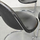 GIOTTO STOPPINO STUHL esszimmer küche bernini büro esstisch mid century schwarz leder chrom