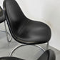 GIOTTO STOPPINO STUHL esszimmer küche bernini büro esstisch mid century schwarz leder chrom