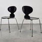 FRITZ HANSEN STUHL ant arne jacobsen esszimmer küche büro esstisch Stapelstuhl schwarz