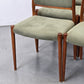 NIELS OTTO MÖLLER STUHL stühle esstisch esszimmer küche vintage teak holz 60s Modell80