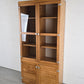 1970ER VITRINENSCHRANK schrank regal vitrine vintage holz kiefer schulschrank