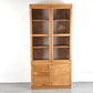 1970ER VITRINENSCHRANK schrank regal vitrine vintage holz kiefer schulschrank