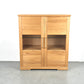 BUCHENHOLZ Sideboard vitrinenschrank holz buche schrank kommode vollholz