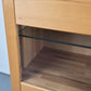 BUCHENHOLZ Sideboard vitrinenschrank holz buche schrank kommode vollholz