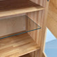 BUCHENHOLZ Sideboard vitrinenschrank holz buche schrank kommode vollholz
