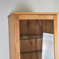 BUCHENHOLZ VITRINE vitrinenschrank holz buche schrank kommode vollholz