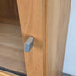 BUCHENHOLZ VITRINE vitrinenschrank holz buche schrank kommode vollholz