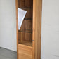 BUCHENHOLZ VITRINE vitrinenschrank holz buche schrank kommode vollholz