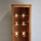 BUCHENHOLZ VITRINE vitrinenschrank holz buche schrank kommode vollholz