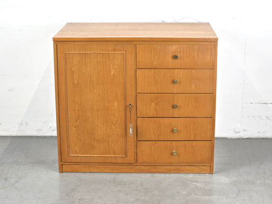 WK MÖBEL KOMMODE sideboard schubladen vintage rüster holz mid century bar 1960er retro