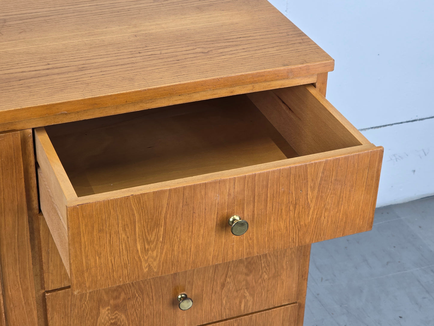WK MÖBEL KOMMODE sideboard schubladen vintage rüster holz mid century bar 1960er retro