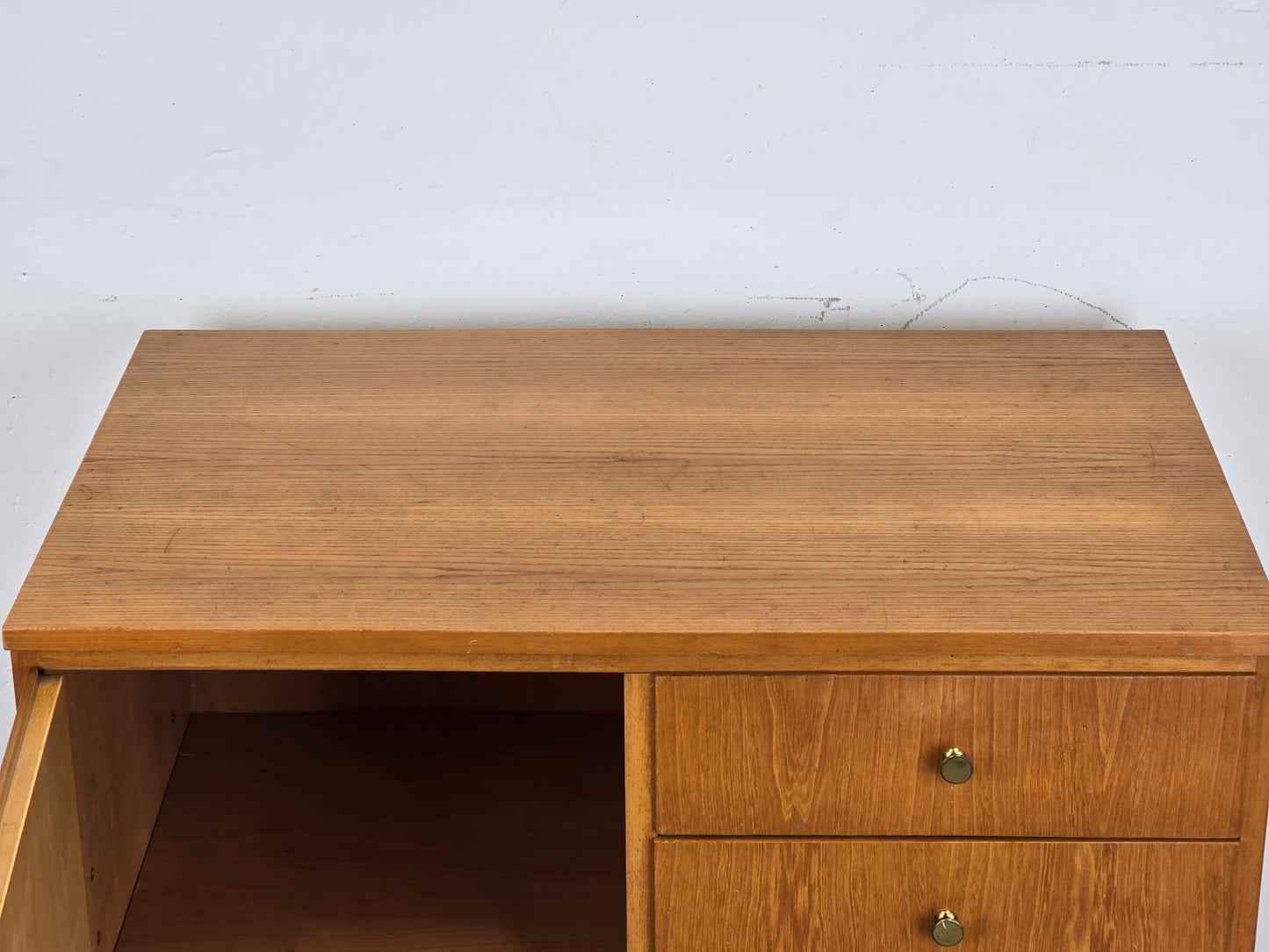 WK MÖBEL KOMMODE sideboard schubladen vintage rüster holz mid century bar 1960er retro