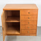 WK MÖBEL KOMMODE sideboard schubladen vintage rüster holz mid century bar 1960er retro