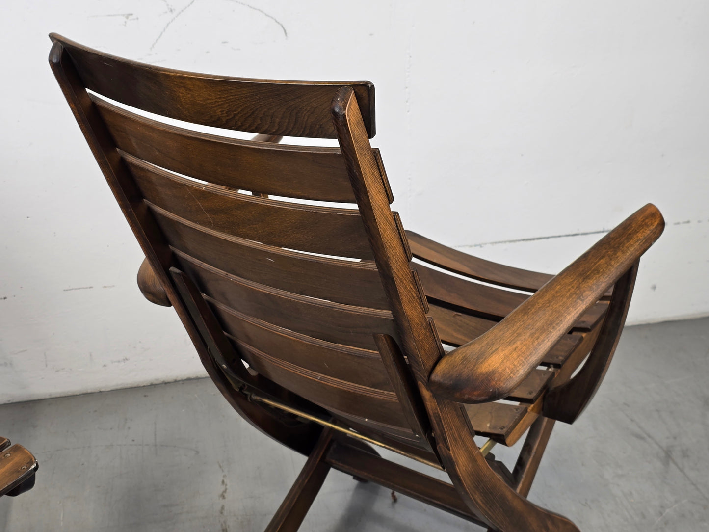 TRICONFORT SESSEL stuhl tv holz garten balkon holz vintage mid century
