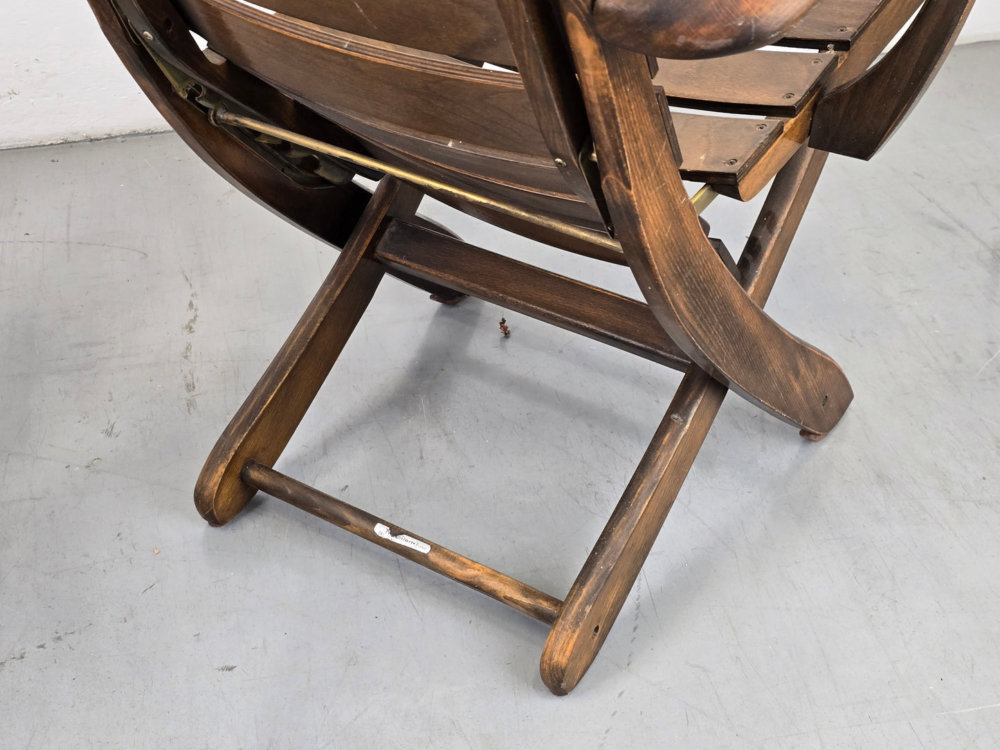 TRICONFORT SESSEL stuhl tv holz garten balkon holz vintage mid century