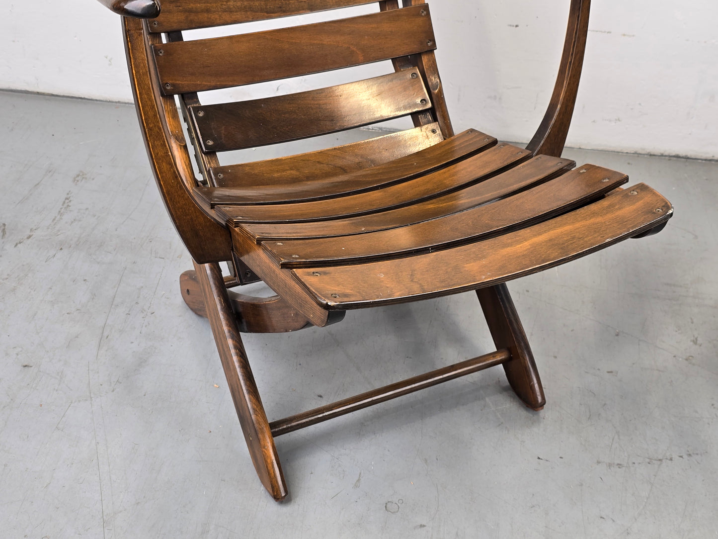 TRICONFORT SESSEL stuhl tv holz garten balkon holz vintage mid century